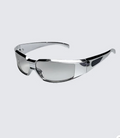 Gafas con montura plateada