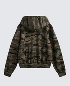 Sudadera con capucha de camuflaje
